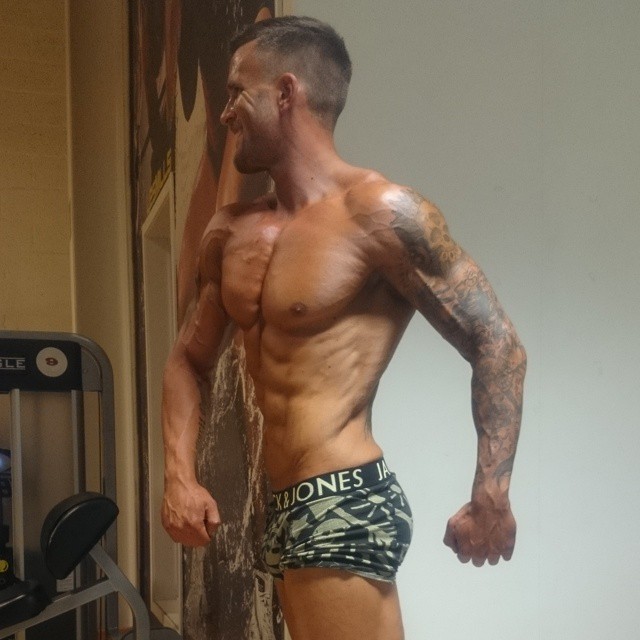 Dagen efter tävlingen, fick bra tryck på gymmet :D